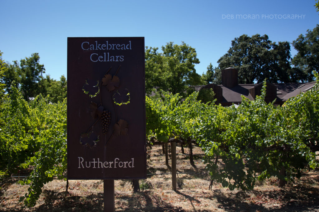 Love this sign outside by the vines, greeting guests at Cakebread Cellars.