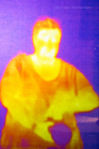 Hey - that's me in infrared! Playing with science is fun.