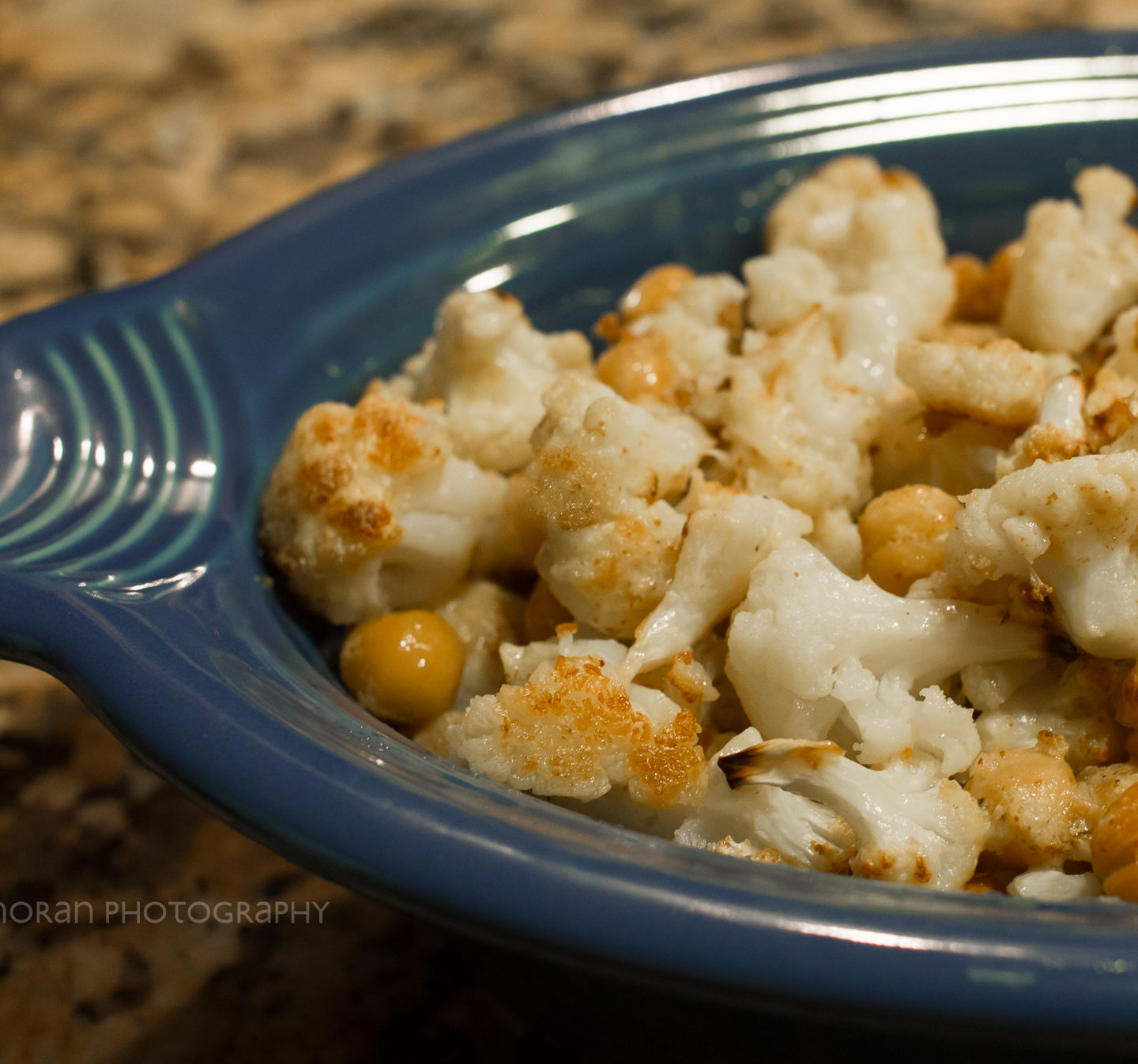 Roasted Cauliflower and Chickpeas