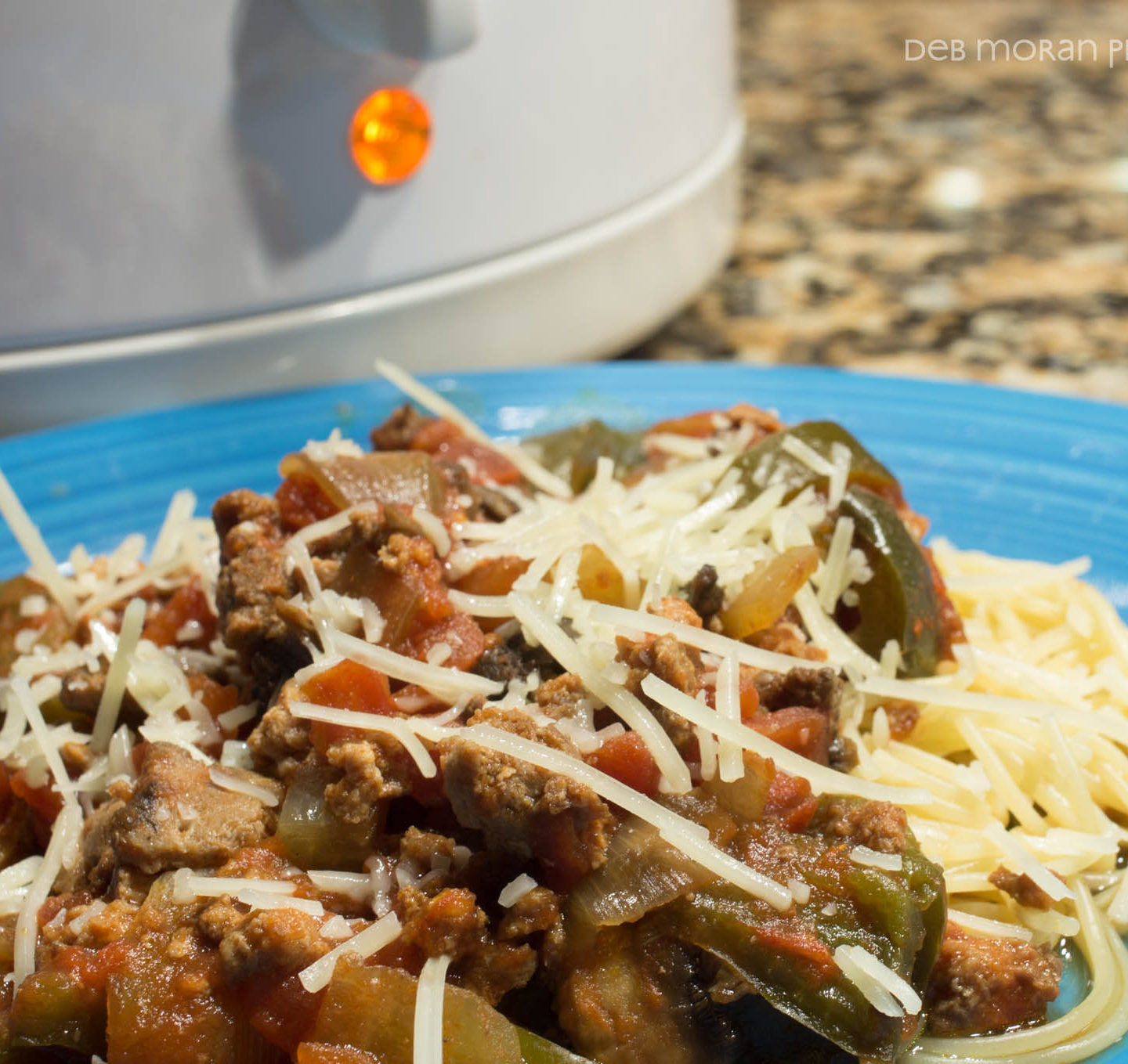Crockpot Turkey Sausage & Peppers