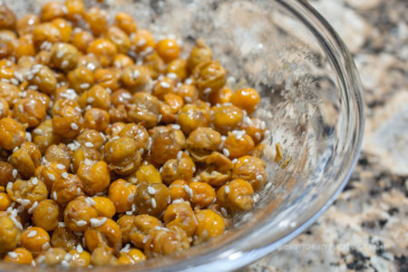 Crunchy Sesame Chickpeas