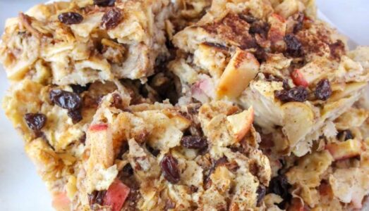 Apple Matzo Kugel